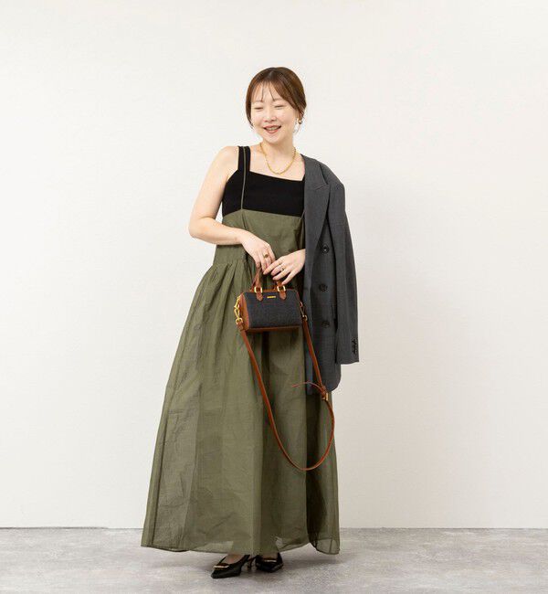 NOLLEY'S sophi「【MARILYN MOON/マリリーンムーン】sheer starched cotton 2way camiskirt」|ワンピース|