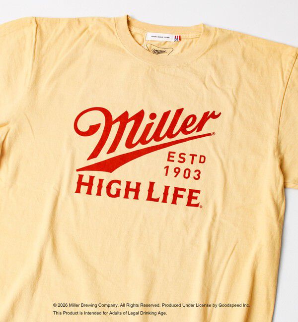 GLOSTER「【GOOD ROCK SPEED/グッドロックスピード】Miller Tシャツ」|Tシャツ・カットソー|