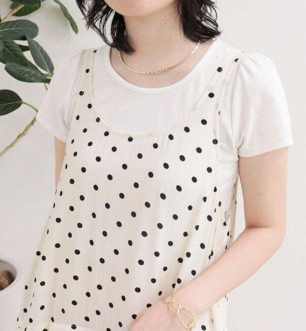 fredy emue「パフスリーブコンパクトTシャツ」|Tシャツ・カットソー|オフホワイト