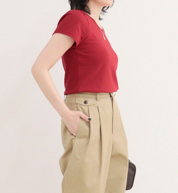 fredy emue「パフスリーブコンパクトTシャツ」|Tシャツ・カットソー|