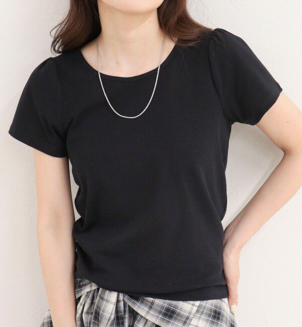 fredy emue「パフスリーブコンパクトTシャツ」|Tシャツ・カットソー|