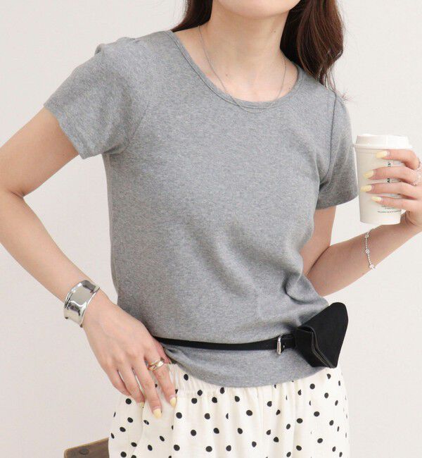 fredy emue「パフスリーブコンパクトTシャツ」|Tシャツ・カットソー|