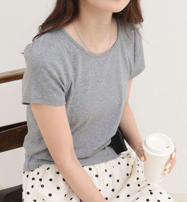 fredy emue「パフスリーブコンパクトTシャツ」|Tシャツ・カットソー|