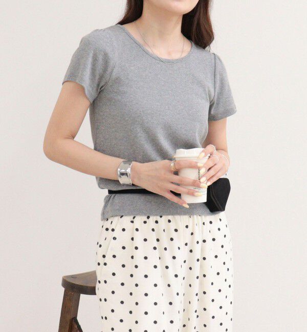 fredy emue「パフスリーブコンパクトTシャツ」|Tシャツ・カットソー|
