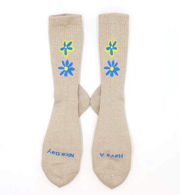 GLOSTER「【ROSTER SOX/ロスターソックス】DE LA」|ソックス|ベージュ