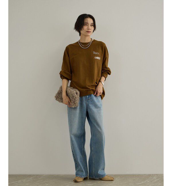 SALON adam et rope'「【Americana（アメリカーナ）】リバースウィーブ L/S T ／ロングスリーブTシャツ」|Tシャツ・カットソー|