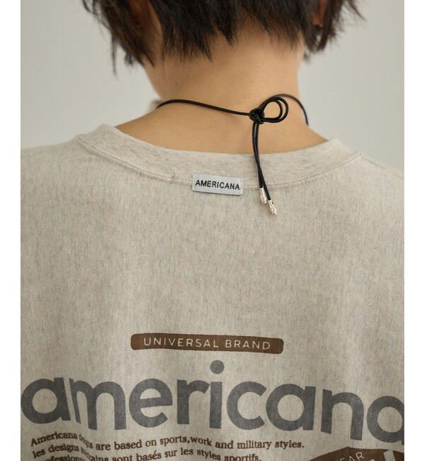 SALON adam et rope'「【Americana（アメリカーナ）】リバースウィーブ L/S T ／ロングスリーブTシャツ」|Tシャツ・カットソー|