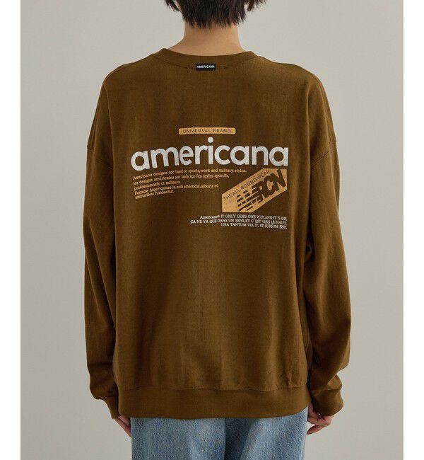 SALON adam et rope'「【Americana（アメリカーナ）】リバースウィーブ L/S T ／ロングスリーブTシャツ」|Tシャツ・カットソー|