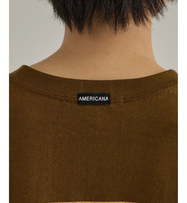 SALON adam et rope'「【Americana（アメリカーナ）】リバースウィーブ L/S T ／ロングスリーブTシャツ」|Tシャツ・カットソー|
