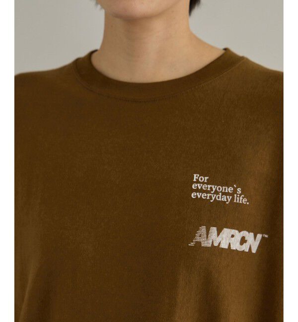 SALON adam et rope'「【Americana（アメリカーナ）】リバースウィーブ L/S T ／ロングスリーブTシャツ」|Tシャツ・カットソー|