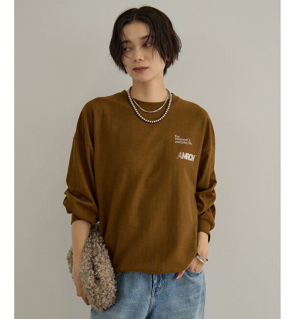 SALON adam et rope'「【Americana（アメリカーナ）】リバースウィーブ L/S T ／ロングスリーブTシャツ」|Tシャツ・カットソー|