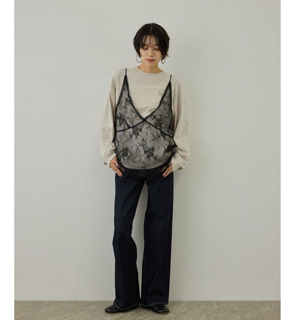 SALON adam et rope'「【Americana（アメリカーナ）】リバースウィーブ L/S T ／ロングスリーブTシャツ」|Tシャツ・カットソー|