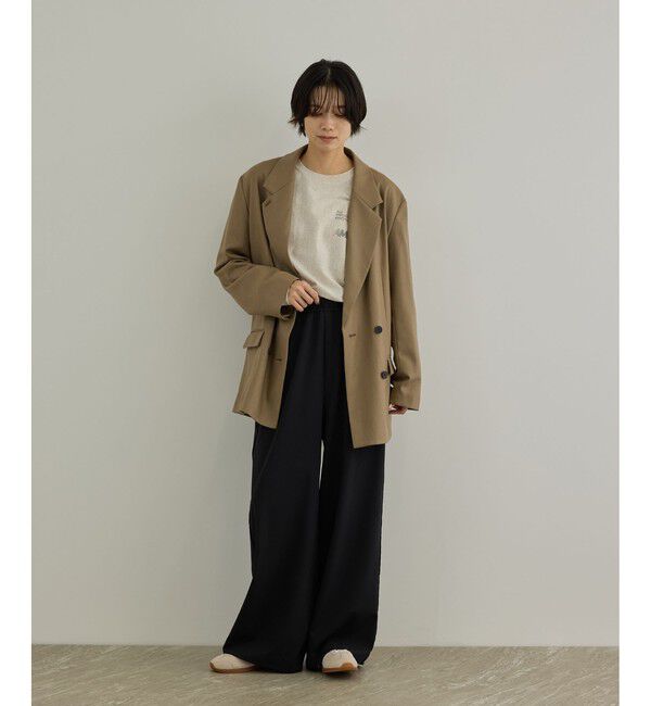 SALON adam et rope'「【Americana（アメリカーナ）】リバースウィーブ L/S T ／ロングスリーブTシャツ」|Tシャツ・カットソー|