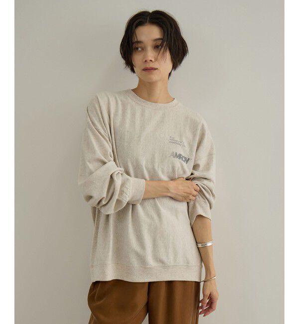SALON adam et rope'「【Americana（アメリカーナ）】リバースウィーブ L/S T ／ロングスリーブTシャツ」|Tシャツ・カットソー|