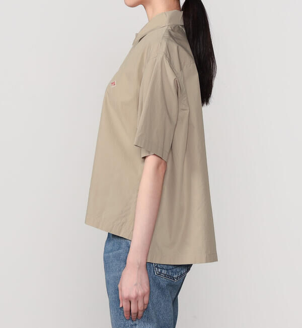 DANTON「DANTON | コットン サイドスリット半袖シャツ WOMEN」|シャツ・ブラウス|