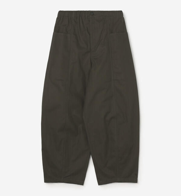 Morris & Sons「MORRIS & SONS | コットン カーブパンツ WOMEN」|チノ|CHARCOAL