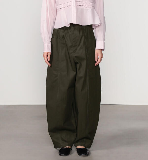 Morris & Sons「MORRIS & SONS | コットン カーブパンツ WOMEN」|チノ|
