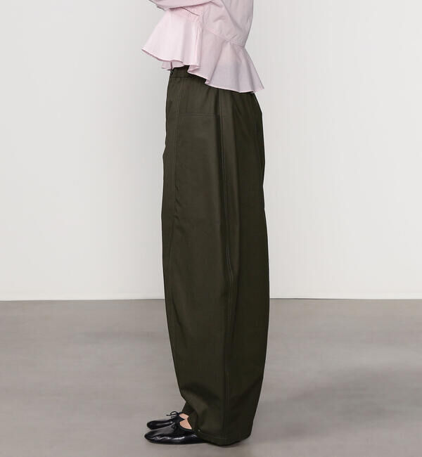 Morris & Sons「MORRIS & SONS | コットン カーブパンツ WOMEN」|チノ|