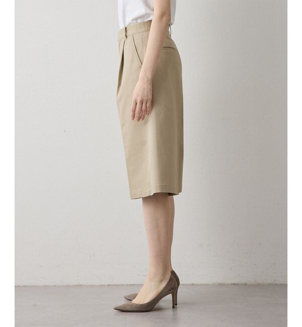 THE PAUSE「【THE PAUSE】タックハーフパンツ」|キュロット|