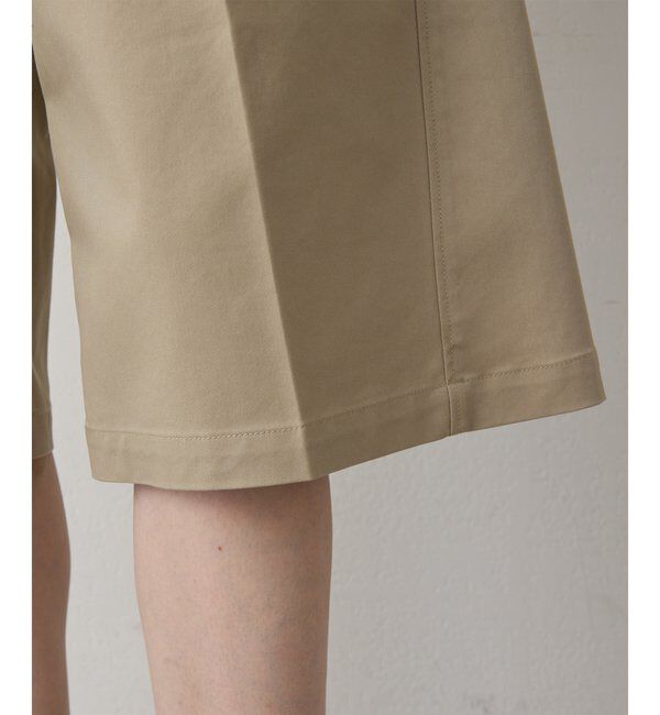 THE PAUSE「【THE PAUSE】タックハーフパンツ」|キュロット|