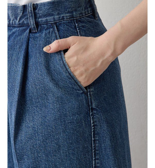 THE PAUSE「【THE PAUSE】タックハーフパンツ」|キュロット|