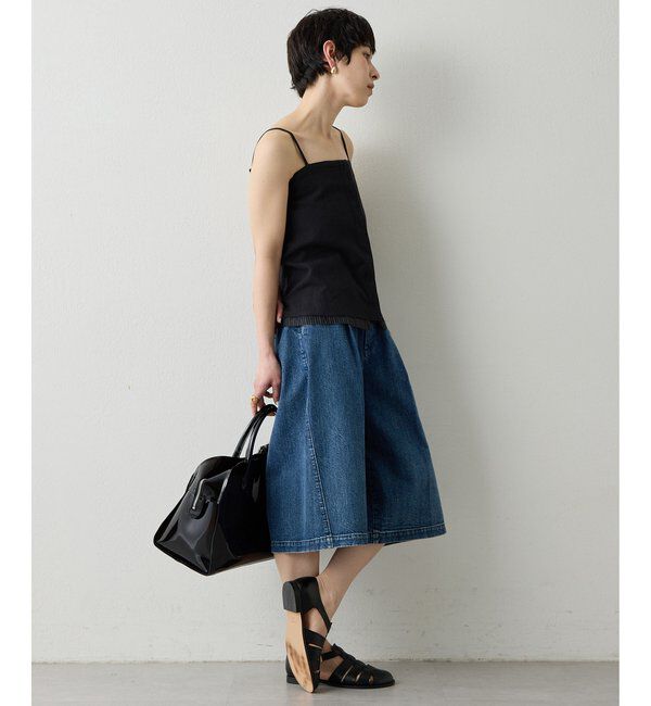 THE PAUSE「【THE PAUSE】タックハーフパンツ」|キュロット|