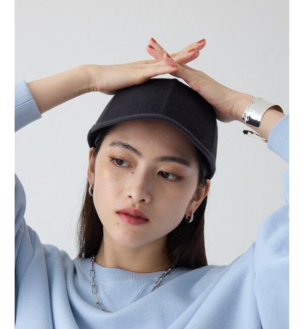 Hoaw.「【Hoaw.】フェルトキャップ」|ハット|
