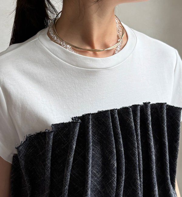  「【WEB限定】ビスチェ切替TEE」|Tシャツ・カットソー|