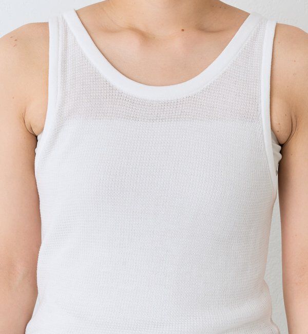  「【A・MONN】【セット着用可】tank KNIT」|ニット・セーター|