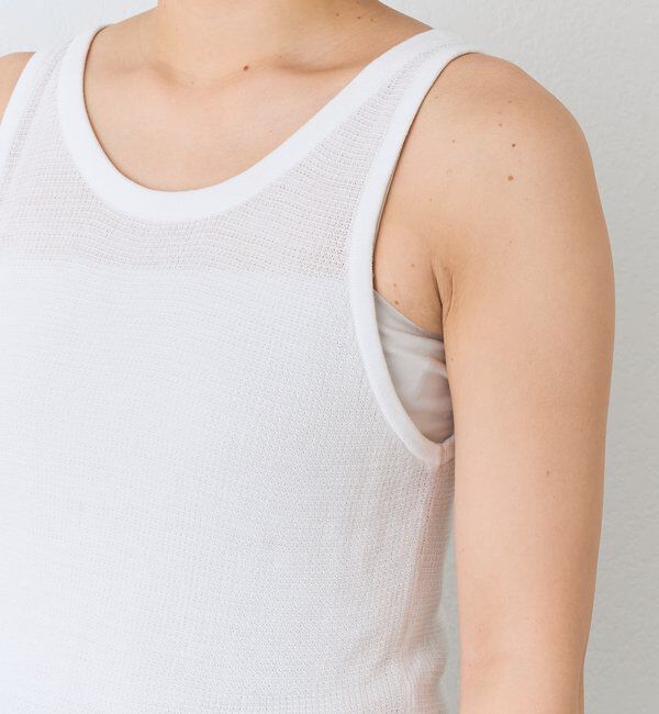  「【A・MONN】【セット着用可】tank KNIT」|ニット・セーター|