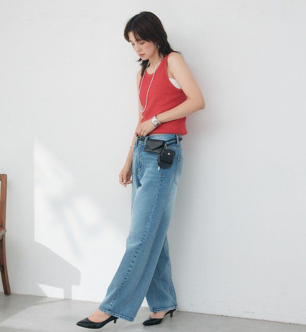  「【A・MONN】【セット着用可】tank KNIT」|ニット・セーター|