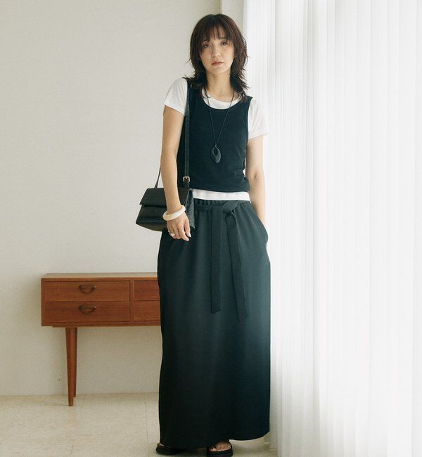  「【A・MONN】【セット着用可】tank KNIT」|ニット・セーター|