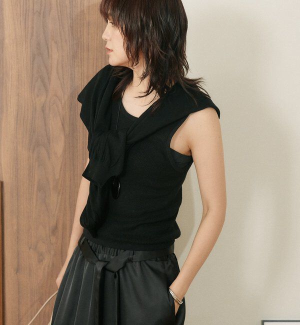  「【A・MONN】【セット着用可】tank KNIT」|ニット・セーター|