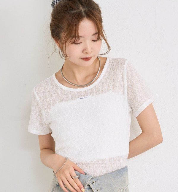  「レースTシャツ」|Tシャツ・カットソー|