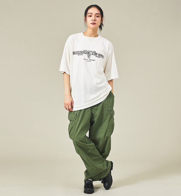 ABAHOUSE「【Americana（アメリカーナ）&times;　ORIGINAL Charcoal（オリ」|Tシャツ・カットソー|