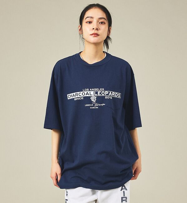 ABAHOUSE「【Americana（アメリカーナ）&times;　ORIGINAL Charcoal（オリ」|Tシャツ・カットソー|ネイビー