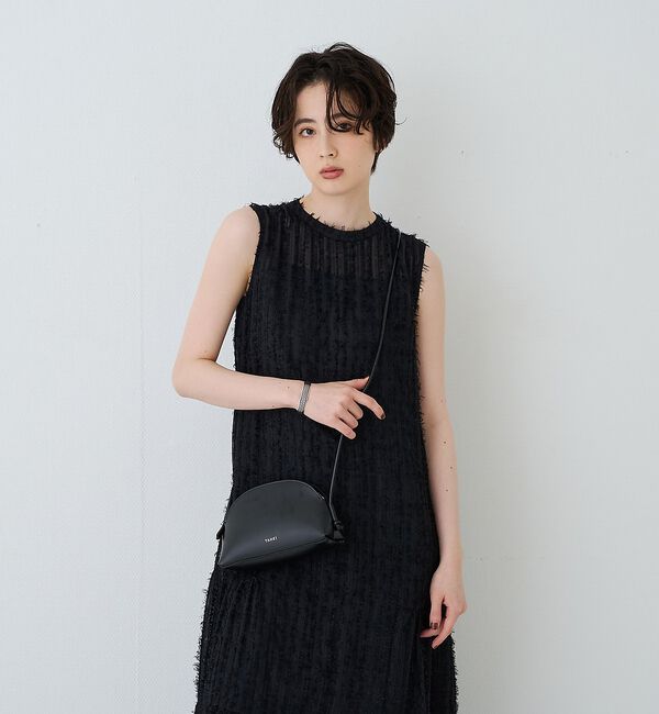 Rouge vif「【人気追加】フェザーノースリーブワンピース」|ワンピース|