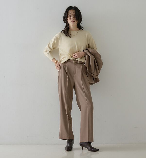 qualite「ラメドレープニット」|ニット・セーター|