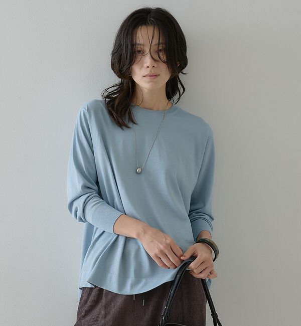 qualite「ラメドレープニット」|ニット・セーター|