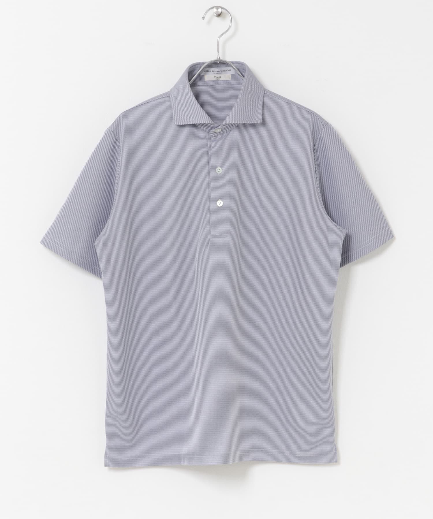 URBAN RESEARCH DOORS「LIFE STYLE TAILOR　トリコットセミワイド半袖プルオーバー刺し子」|シャツ・ブラウス|