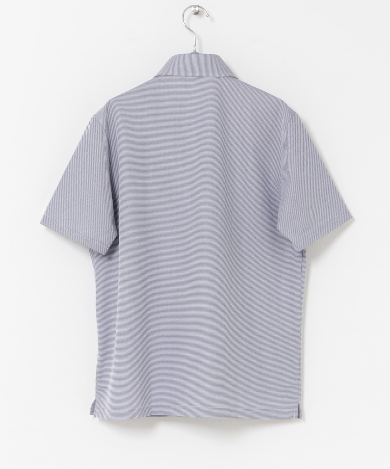 URBAN RESEARCH DOORS「LIFE STYLE TAILOR　トリコットセミワイド半袖プルオーバー刺し子」|シャツ・ブラウス|