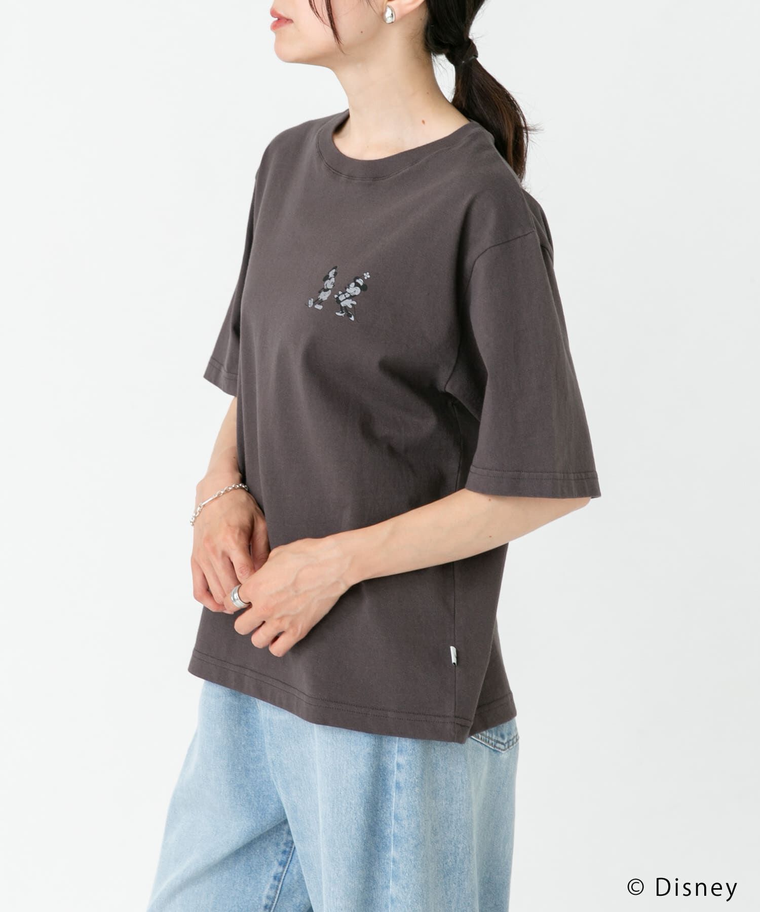 URBAN RESEARCH DOORS「別注/Disney/バックプリントTシャツ」|Tシャツ・カットソー|