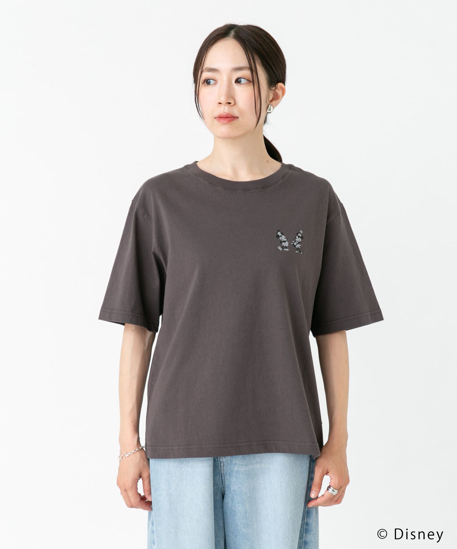 URBAN RESEARCH DOORS「別注/Disney/バックプリントTシャツ」|Tシャツ・カットソー|