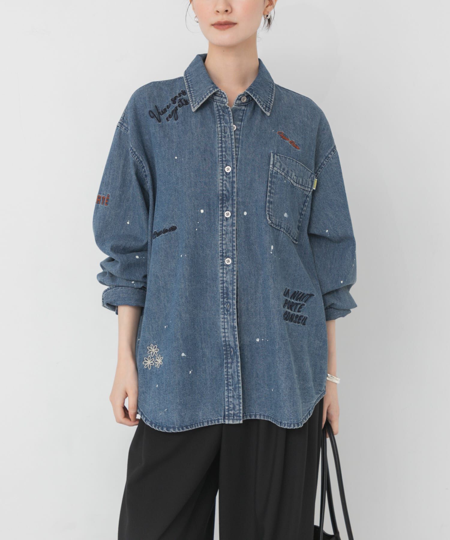 URBAN RESEARCH「『別注』PICCADILLY&times;URBAN RESEARCH　刺繍デニムシャツ」|シャツ・ブラウス|