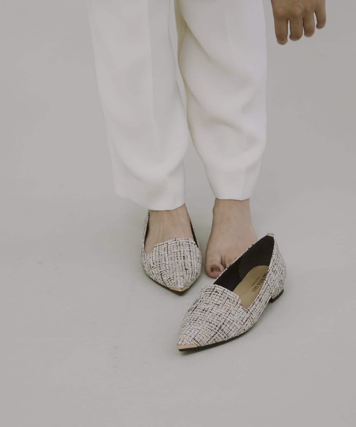 RODE SKO「『MADE IN JAPAN』トゥメタルパンプス」|パンプス|