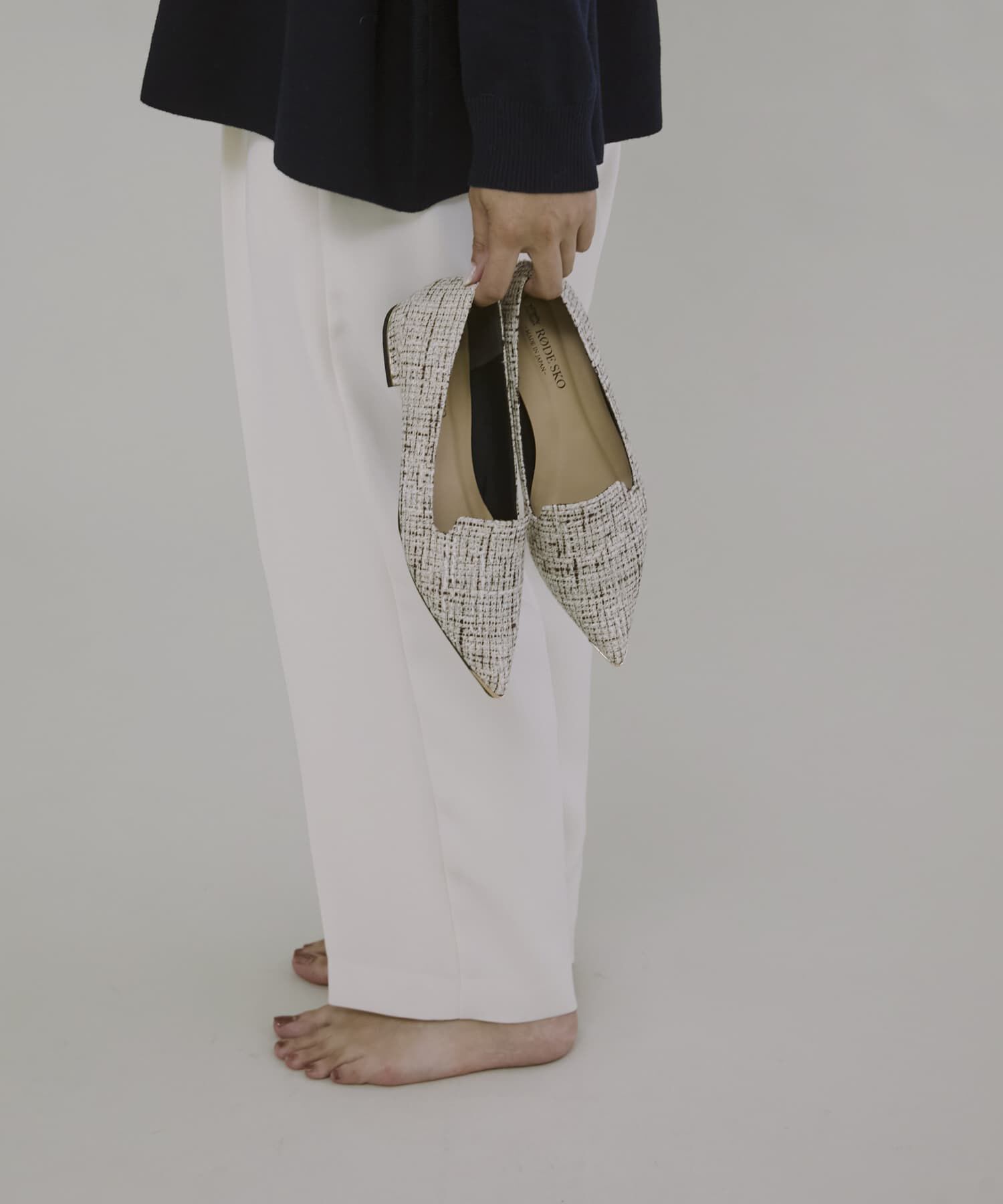 RODE SKO「『MADE IN JAPAN』トゥメタルパンプス」|パンプス|