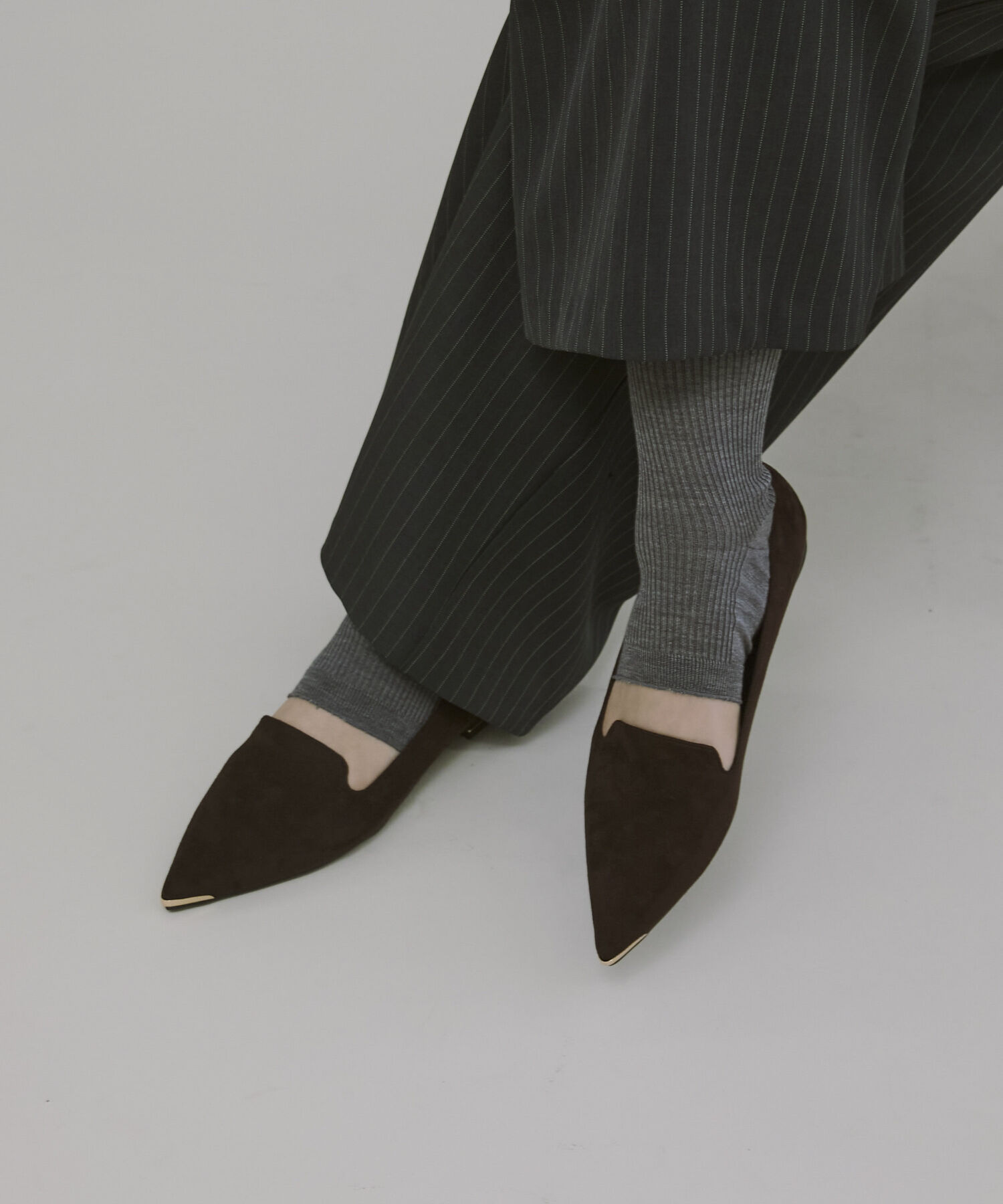 RODE SKO「『MADE IN JAPAN』トゥメタルパンプス」|パンプス|ブラウン