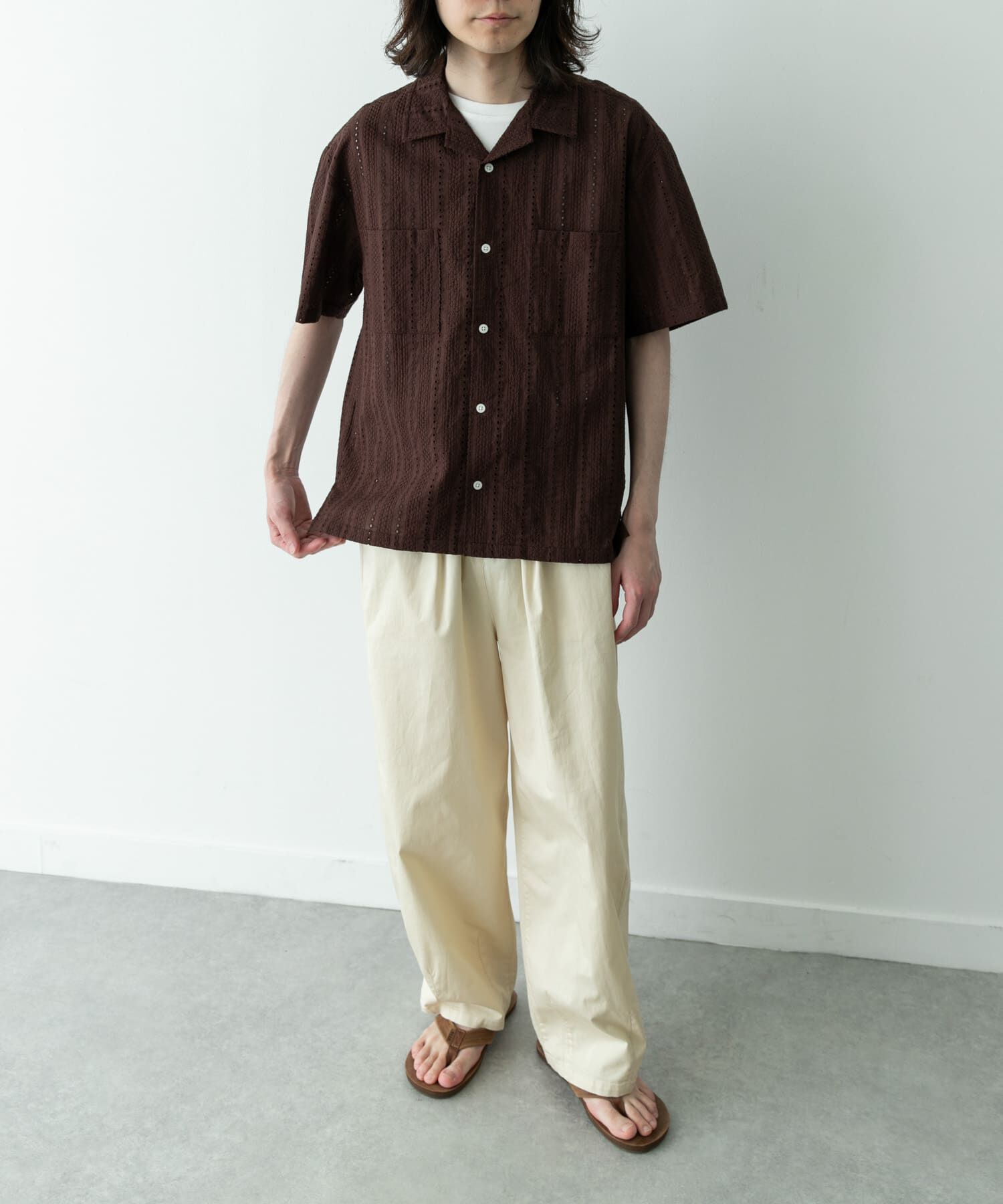 Sonny Label 「タイプライターイージーワイドパンツ」|その他|