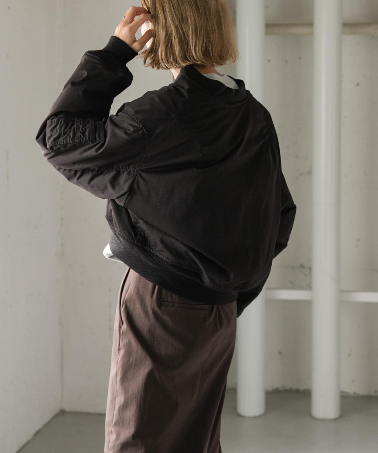 URBAN RESEARCH DOORS「FORK&SPOON　SORONA MA-1ブルゾン」|ブルゾン・スタジャン|