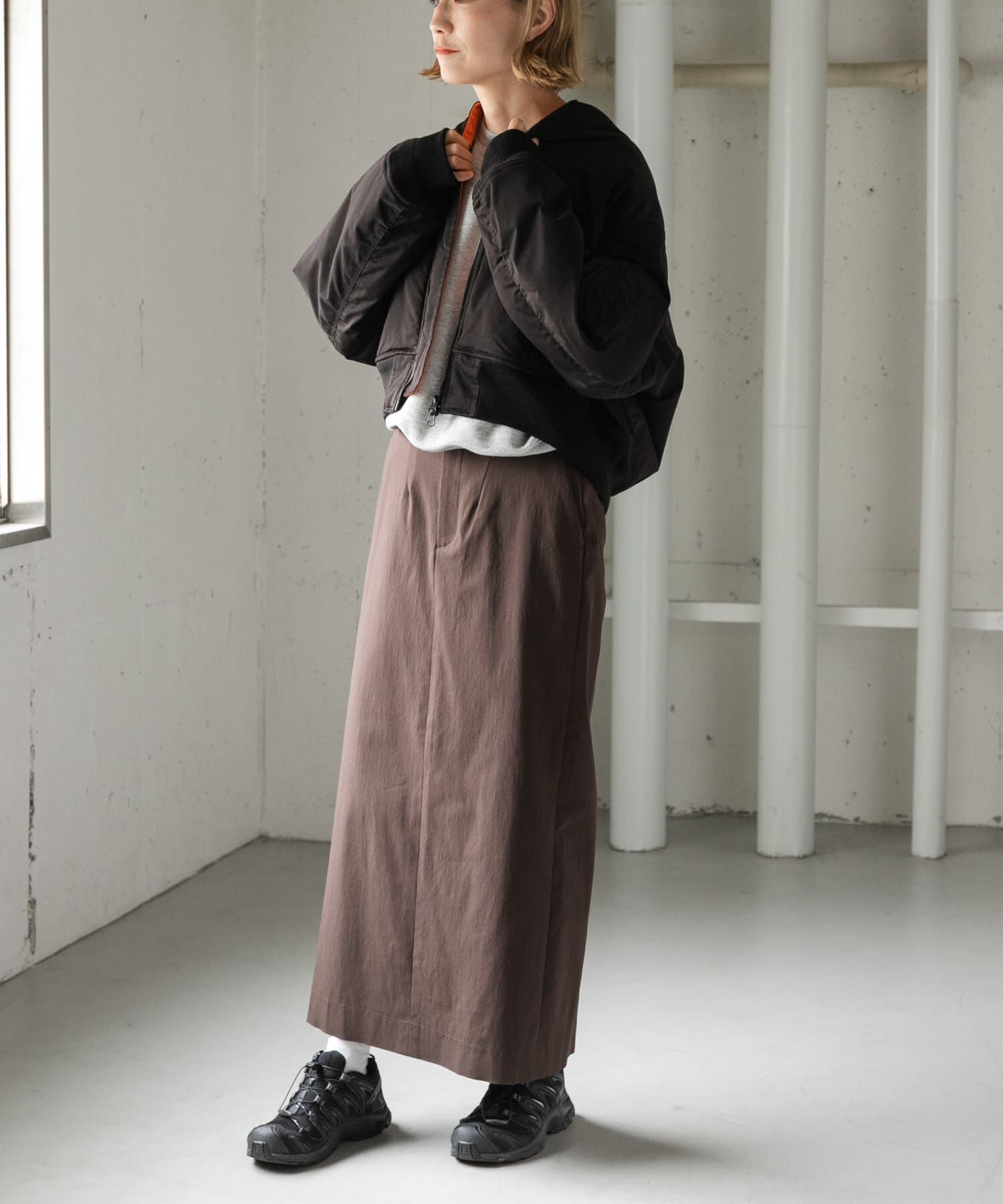 URBAN RESEARCH DOORS「FORK&SPOON　SORONA MA-1ブルゾン」|ブルゾン・スタジャン|